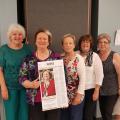 Brick Friends Officers, Jill Holland, Vicky Aufiero, Susan Gardiner, Barbara Guzzi, Marilyn Lago, and Flo Taggert.